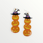 Sparkly Stacked Pumpkin Earrings-Earrings-LouisGeorge Boutique-LouisGeorge Boutique, Womenâs Fashion Boutique Located in Trussville, Alabama