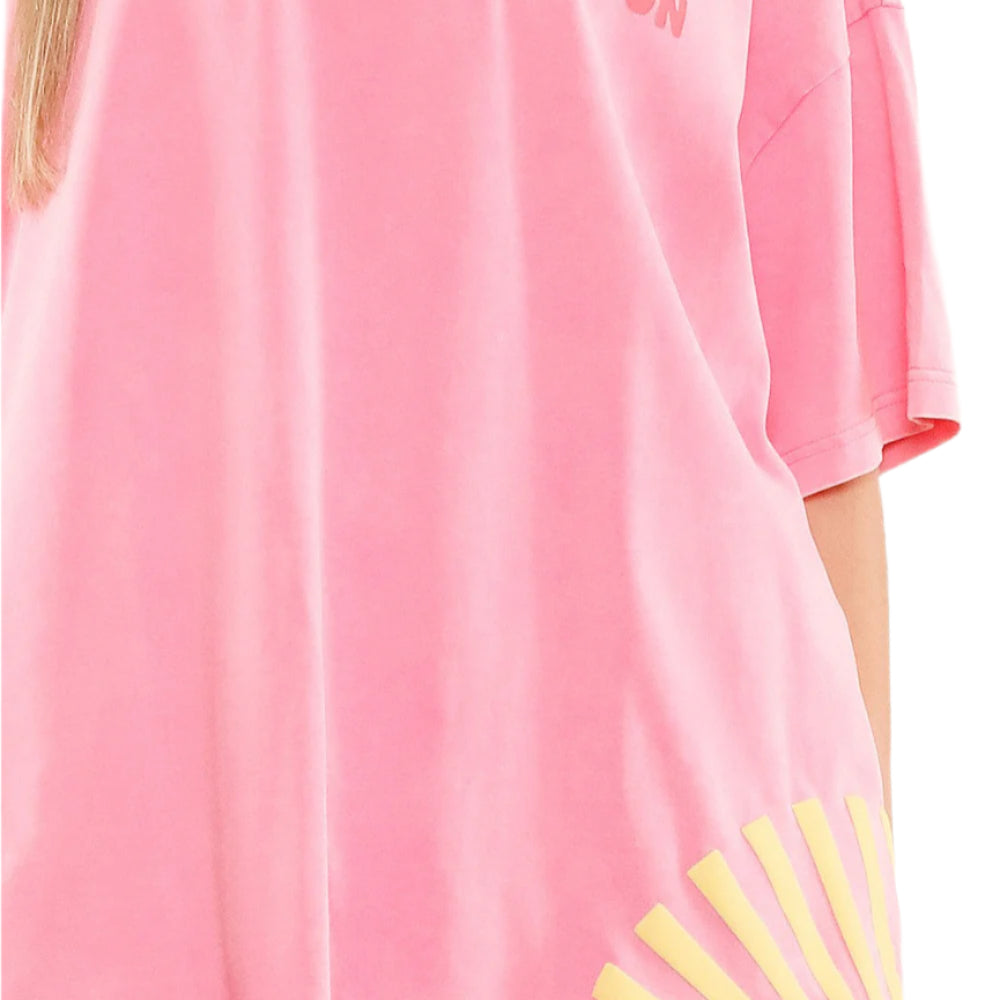 Here Comes the Sun Mineral Washed Tee-Apparel-Blue Velvet-LouisGeorge Boutique, Women’s Fashion Boutique Located in Trussville, Alabama