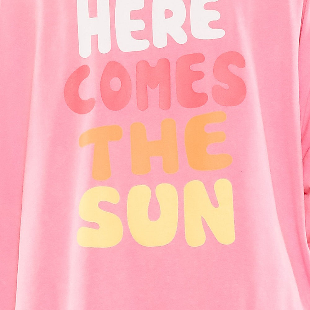 Here Comes the Sun Mineral Washed Tee-Apparel-Blue Velvet-LouisGeorge Boutique, Women’s Fashion Boutique Located in Trussville, Alabama