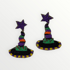 Witch Hat Beaded Earrings-Earrings-LouisGeorge Boutique-LouisGeorge Boutique, Womenâs Fashion Boutique Located in Trussville, Alabama