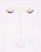 Beatrix Pearl Stud Earrings Silver-Earrings-Caroline Hill-LouisGeorge Boutique, Women’s Fashion Boutique Located in Trussville, Alabama