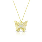 Custom Butterfly and Crystal Initial Necklace-Necklaces-The Sis Kiss©-LouisGeorge Boutique, Women’s Fashion Boutique Located in Trussville, Alabama