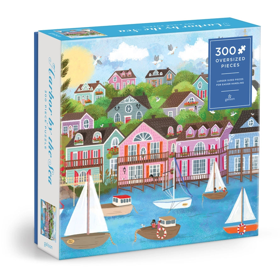 Joy Laforme Harbor By the Sea 300 Piece Puzzle-Puzzles-LouisGeorge Boutique-LouisGeorge Boutique, Women’s Fashion Boutique Located in Trussville, Alabama