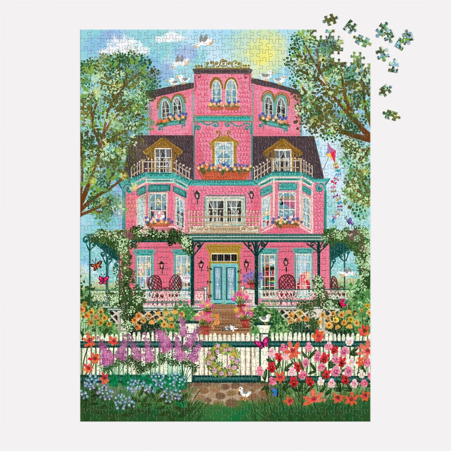 Joy Laforme Capeside Victorian 1000 Piece Foil Puzzle-Puzzles-LouisGeorge Boutique-LouisGeorge Boutique, Women’s Fashion Boutique Located in Trussville, Alabama