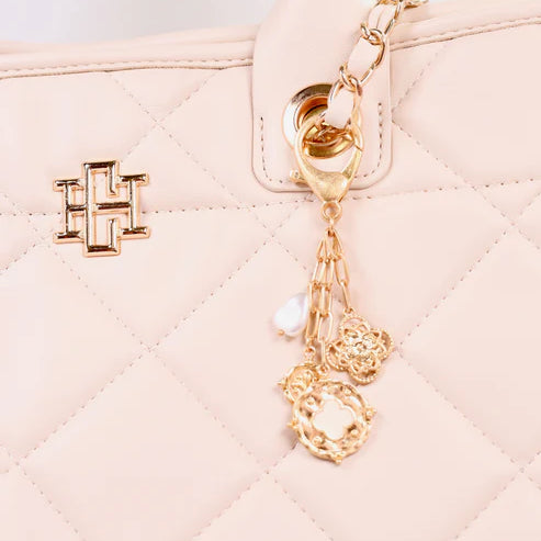 Susie Clover Bag Charm Worn Gold-Crossbody-Caroline Hill-LouisGeorge Boutique, Women’s Fashion Boutique Located in Trussville, Alabama
