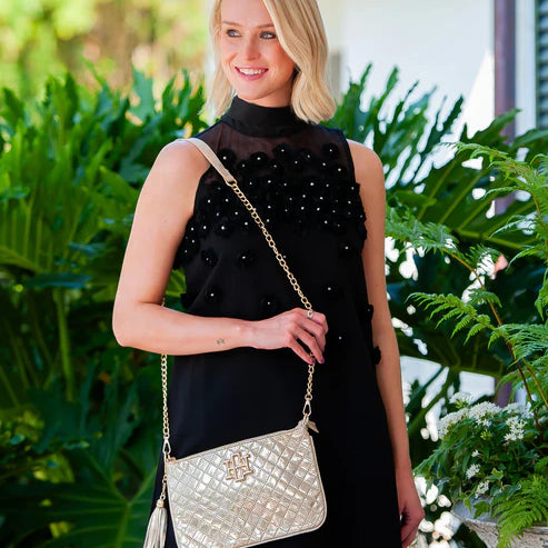 Madelyn Clutch Crossbody Champagne Pop-Crossbody-Caroline Hill-LouisGeorge Boutique, Women’s Fashion Boutique Located in Trussville, Alabama