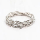 Branden Clover Bracelet Set Silver-Bracelet-Caroline Hill-LouisGeorge Boutique, Women’s Fashion Boutique Located in Trussville, Alabama