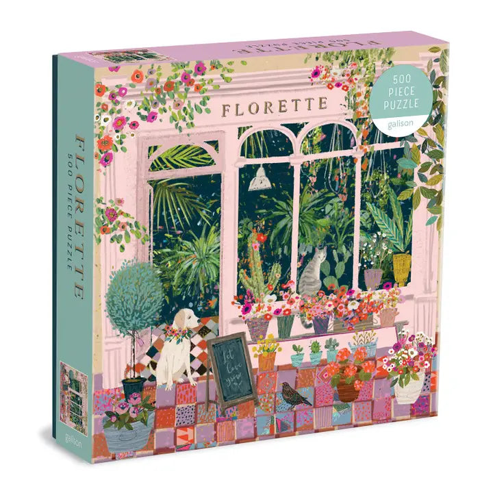 Victoria Ball Florette 500 Piece Puzzle-Puzzles-LouisGeorge Boutique-LouisGeorge Boutique, Women’s Fashion Boutique Located in Trussville, Alabama