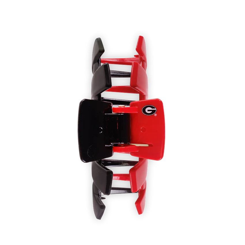 TELETIES University of Georgia Large Hair Clip-Apparel-TELETIES-LouisGeorge Boutique, Women’s Fashion Boutique Located in Trussville, Alabama