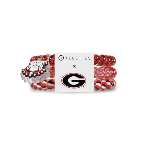 TELETIES University of Georgia Small Hair Tie-Accessories-TELETIES-LouisGeorge Boutique, Women’s Fashion Boutique Located in Trussville, Alabama