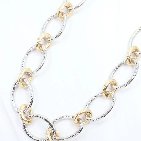 Lucinda Link Necklace Gold-Silver-Necklaces-Caroline Hill-LouisGeorge Boutique, Women’s Fashion Boutique Located in Trussville, Alabama