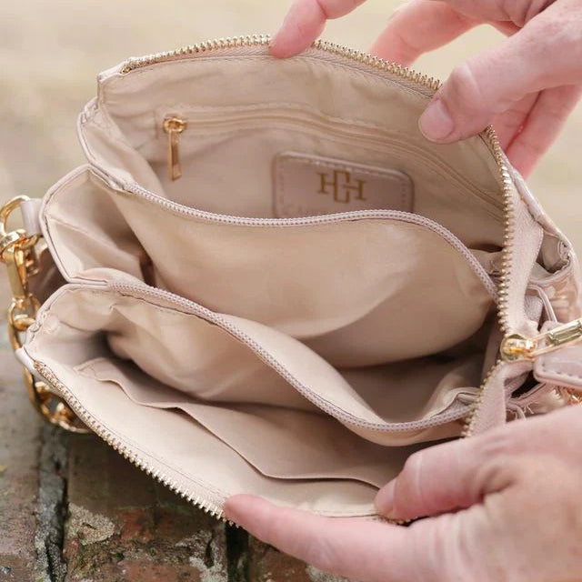 Jace Quilted Crossbody - Ivory Patent-Crossbody-Caroline Hill-LouisGeorge Boutique, Women’s Fashion Boutique Located in Trussville, Alabama