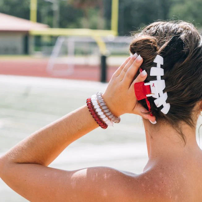 TELETIES University of Alabama Large Hair Clip-Apparel-TELETIES-LouisGeorge Boutique, Women’s Fashion Boutique Located in Trussville, Alabama