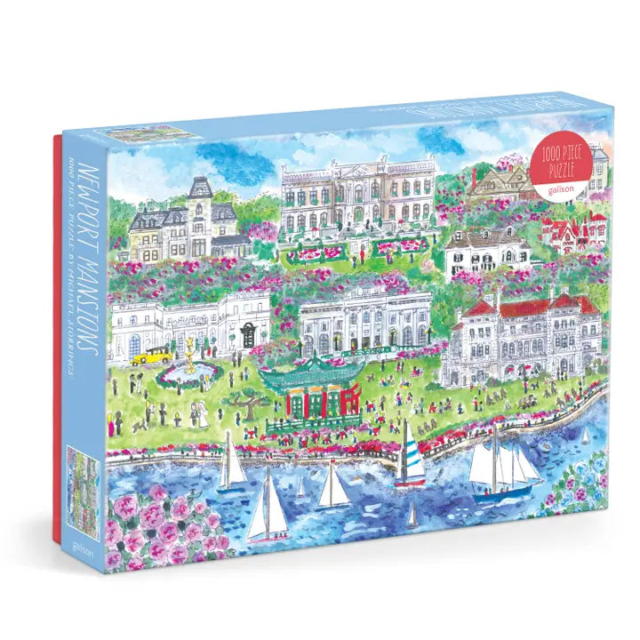 Michael Storrings Newport Mansions 1000 Piece Puzzle-Puzzles-LouisGeorge Boutique-LouisGeorge Boutique, Women’s Fashion Boutique Located in Trussville, Alabama