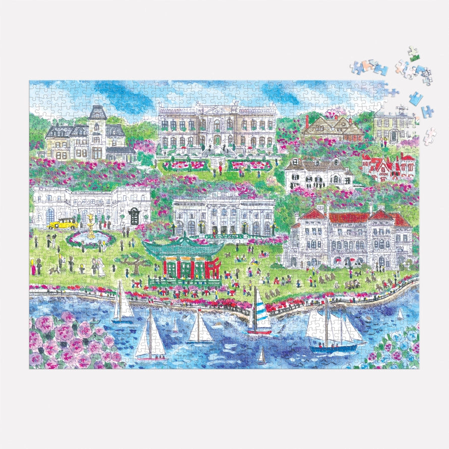 Michael Storrings Newport Mansions 1000 Piece Puzzle-Puzzles-LouisGeorge Boutique-LouisGeorge Boutique, Women’s Fashion Boutique Located in Trussville, Alabama