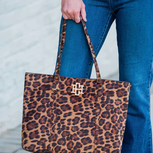 Heath Tote Bag Spotted Saddle-Crossbody-Caroline Hill-LouisGeorge Boutique, Women’s Fashion Boutique Located in Trussville, Alabama