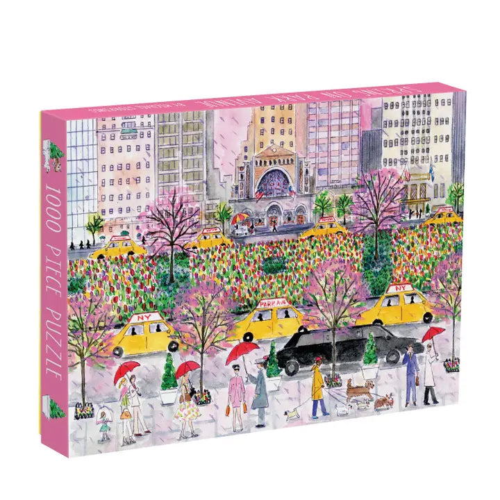 Michael Storrings Spring On Park Avenue 1000 Piece Puzzle-Puzzles-LouisGeorge Boutique-LouisGeorge Boutique, Women’s Fashion Boutique Located in Trussville, Alabama