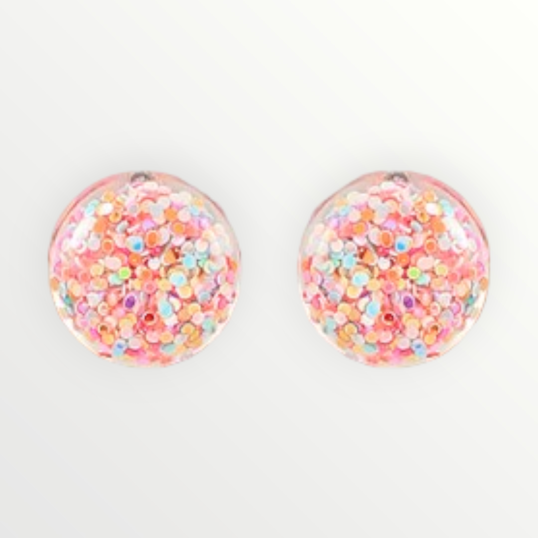 Confetti Acrylic Studs-Earrings-LouisGeorge Boutique-LouisGeorge Boutique, Women’s Fashion Boutique Located in Trussville, Alabama