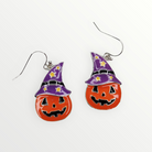 Pumpkin Witch Earrings-Earrings-LouisGeorge Boutique-LouisGeorge Boutique, Womenâs Fashion Boutique Located in Trussville, Alabama