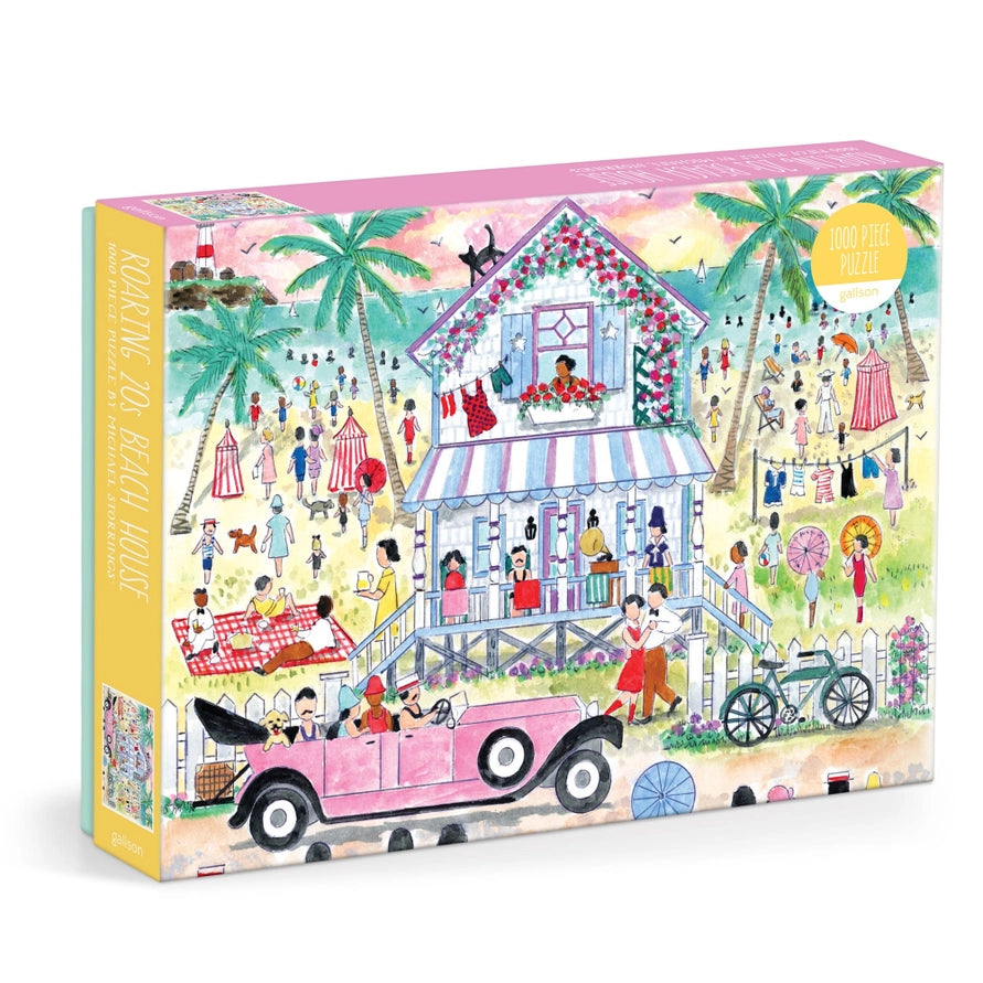 Michael Storrings Roaring 20s Beach House 1000 Piece Puzzle-Puzzles-LouisGeorge Boutique-LouisGeorge Boutique, Women’s Fashion Boutique Located in Trussville, Alabama