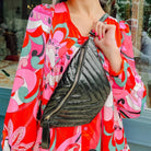 Charlotte Belt Bag - Shimmer Black-Crossbody-Caroline Hill-LouisGeorge Boutique, Women’s Fashion Boutique Located in Trussville, Alabama