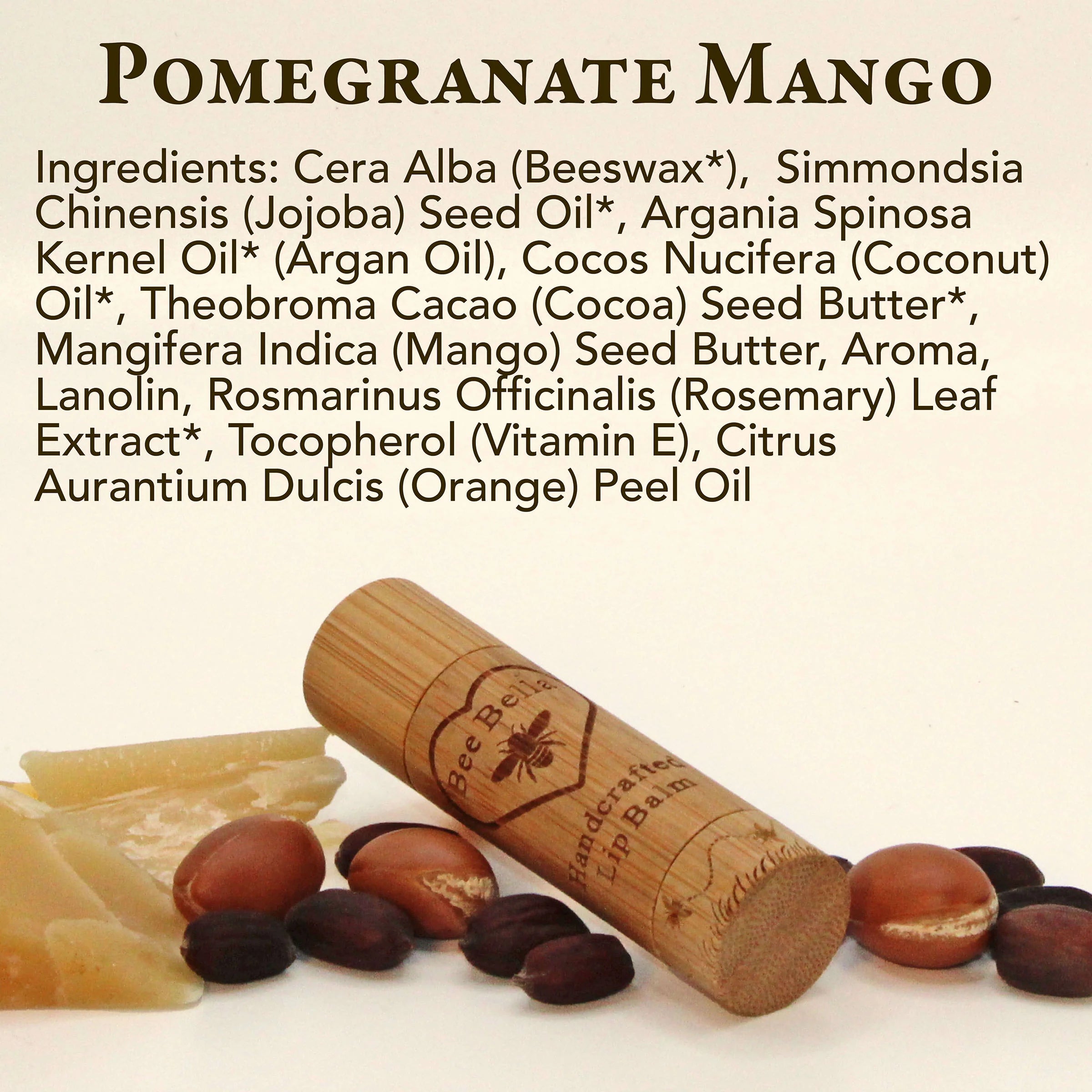 Pomegranate & Mango Lip Balm-Health & Beauty-Bee Bella-LouisGeorge Boutique, Women’s Fashion Boutique Located in Trussville, Alabama