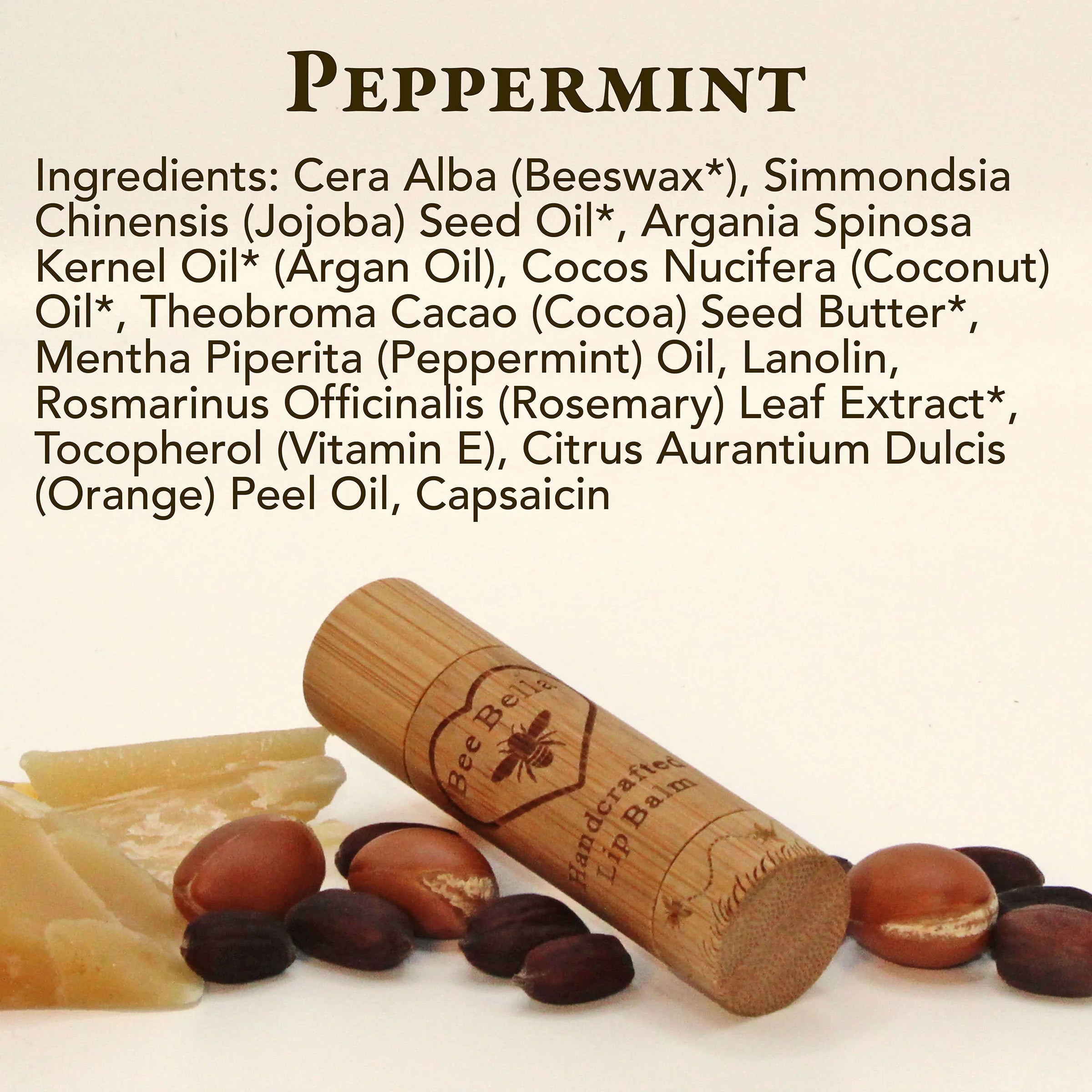Peppermint Lip Balm-Health & Beauty-Bee Bella-LouisGeorge Boutique, Women’s Fashion Boutique Located in Trussville, Alabama