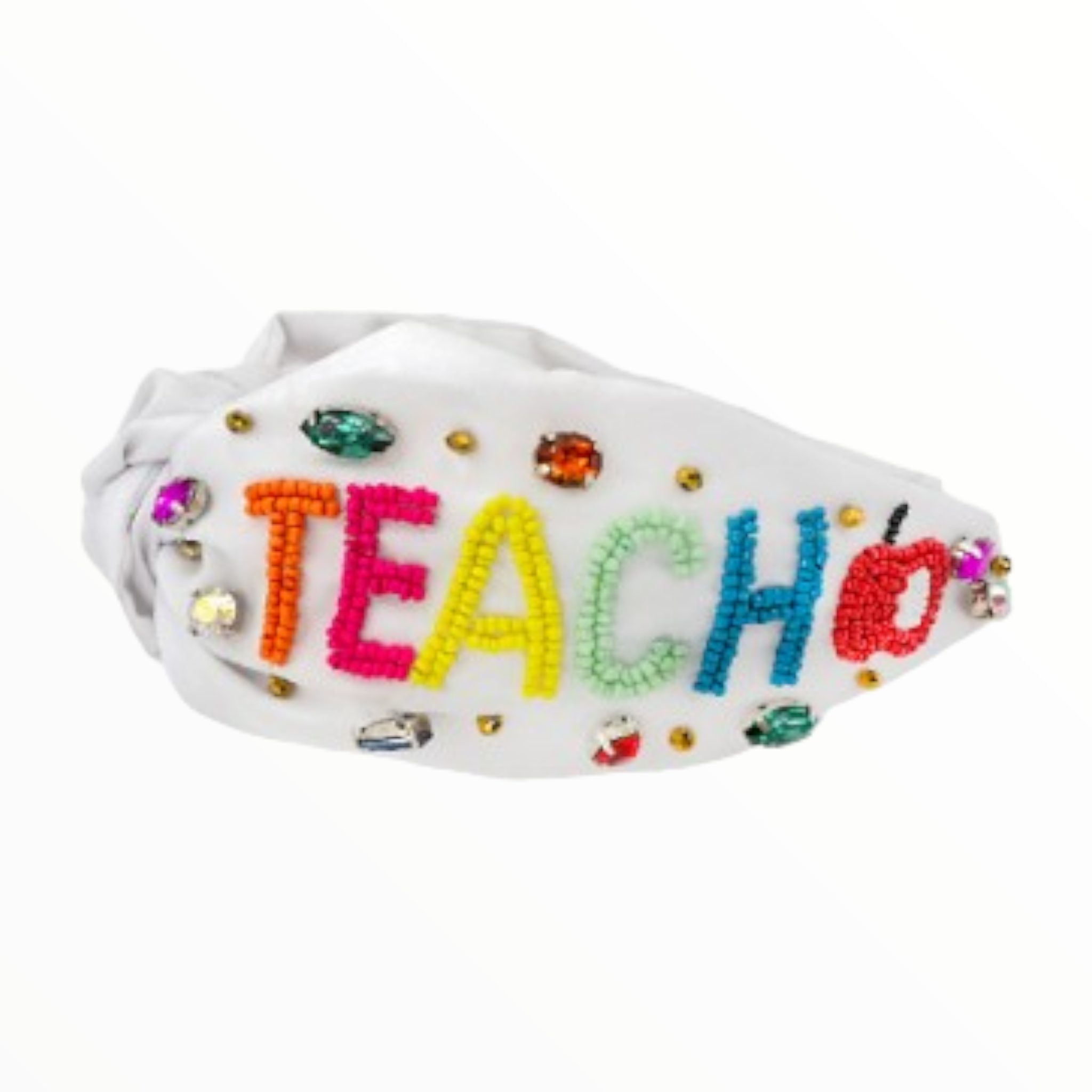 TEACH Embellished Headband-Headband-LouisGeorge Boutique-LouisGeorge Boutique, Women’s Fashion Boutique Located in Trussville, Alabama