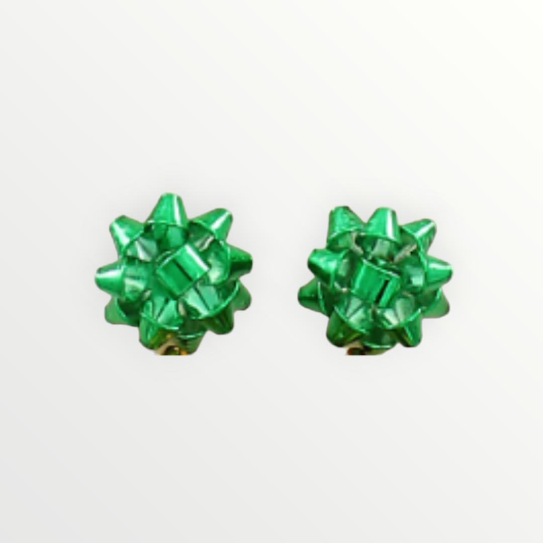Vintage Green Bow Studs-Earrings-LouisGeorge Boutique-LouisGeorge Boutique, Women’s Fashion Boutique Located in Trussville, Alabama