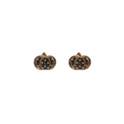 Black & Gold Mini Pumpkin Studs-Earrings-LouisGeorge Boutique-LouisGeorge Boutique, Women’s Fashion Boutique Located in Trussville, Alabama
