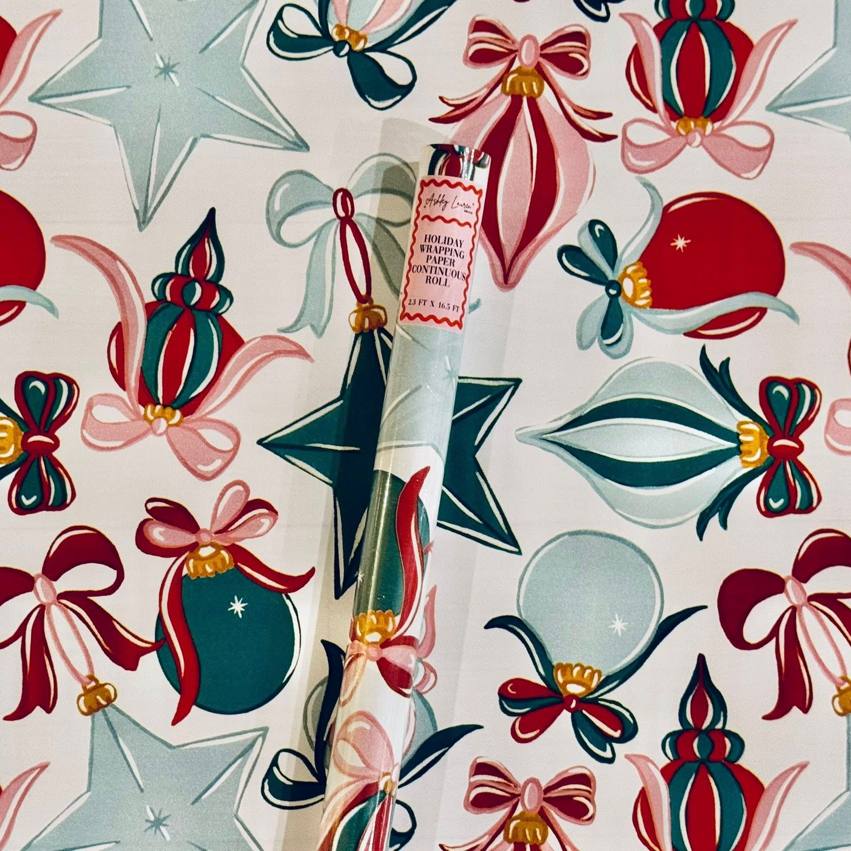 Vintage Christmas Wrapping Paper Rolls-Ornament-LouisGeorge Boutique-LouisGeorge Boutique, Women’s Fashion Boutique Located in Trussville, Alabama