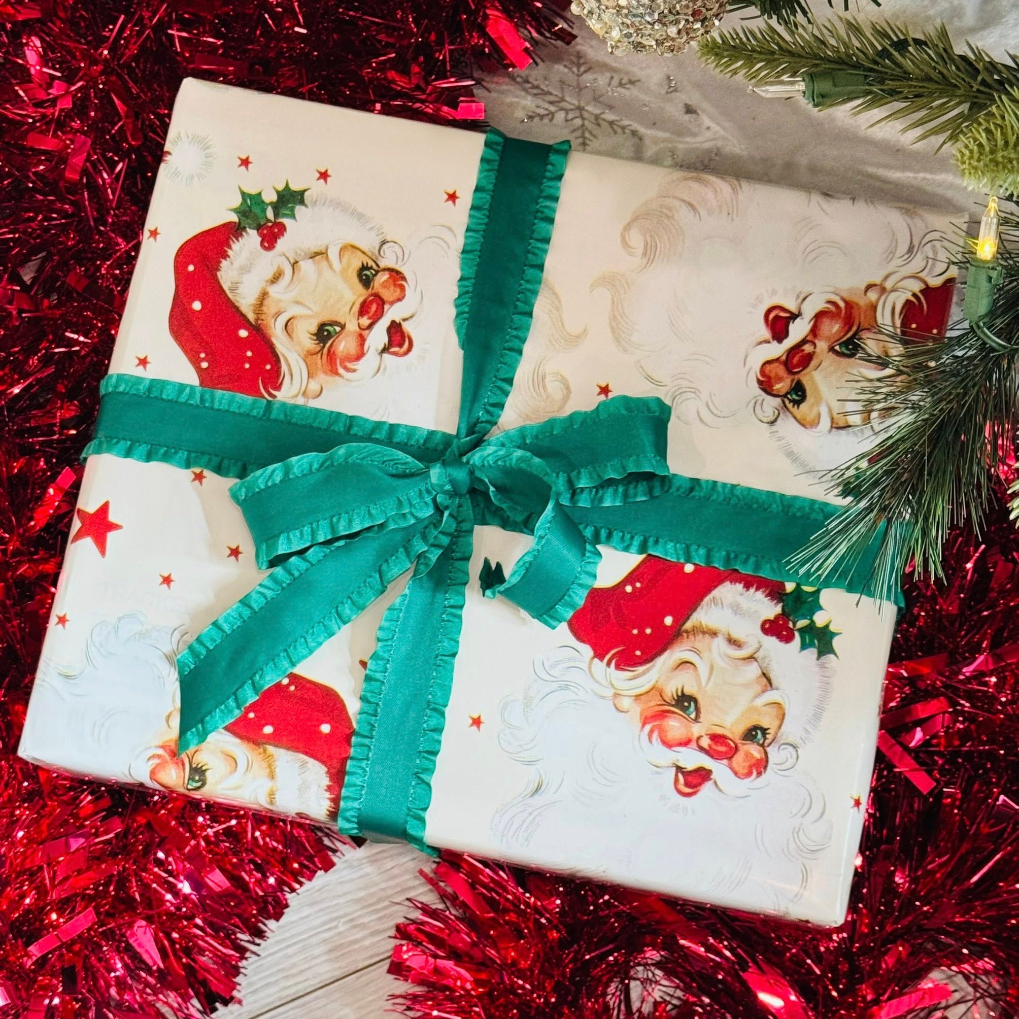 Vintage Christmas Wrapping Paper Rolls-Ornament-LouisGeorge Boutique-LouisGeorge Boutique, Women’s Fashion Boutique Located in Trussville, Alabama