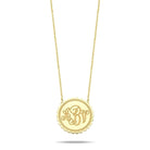 Water Resistant Custom Pendant Coin Necklace-Necklaces-The Sis Kiss©-LouisGeorge Boutique, Women’s Fashion Boutique Located in Trussville, Alabama