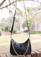 Billie Crossbody with Chain - Black-Crossbody-Caroline Hill-LouisGeorge Boutique, Women’s Fashion Boutique Located in Trussville, Alabama