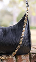 Billie Crossbody with Chain - Black-Crossbody-Caroline Hill-LouisGeorge Boutique, Women’s Fashion Boutique Located in Trussville, Alabama