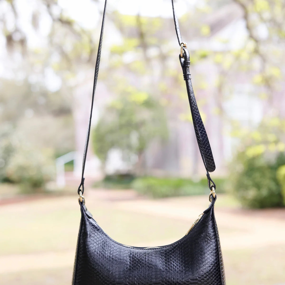 Billie Crossbody with Chain - Black-Crossbody-Caroline Hill-LouisGeorge Boutique, Women’s Fashion Boutique Located in Trussville, Alabama