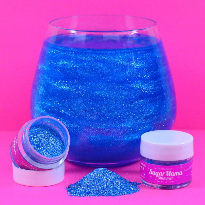 Electric Blue Shimmer Glitter-Edible Glitter-Sugar Mama Shimmer-LouisGeorge Boutique, Women’s Fashion Boutique Located in Trussville, Alabama