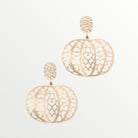 Gold Pumpkin Earrings-Earrings-LouisGeorge Boutique-LouisGeorge Boutique, Women’s Fashion Boutique Located in Trussville, Alabama