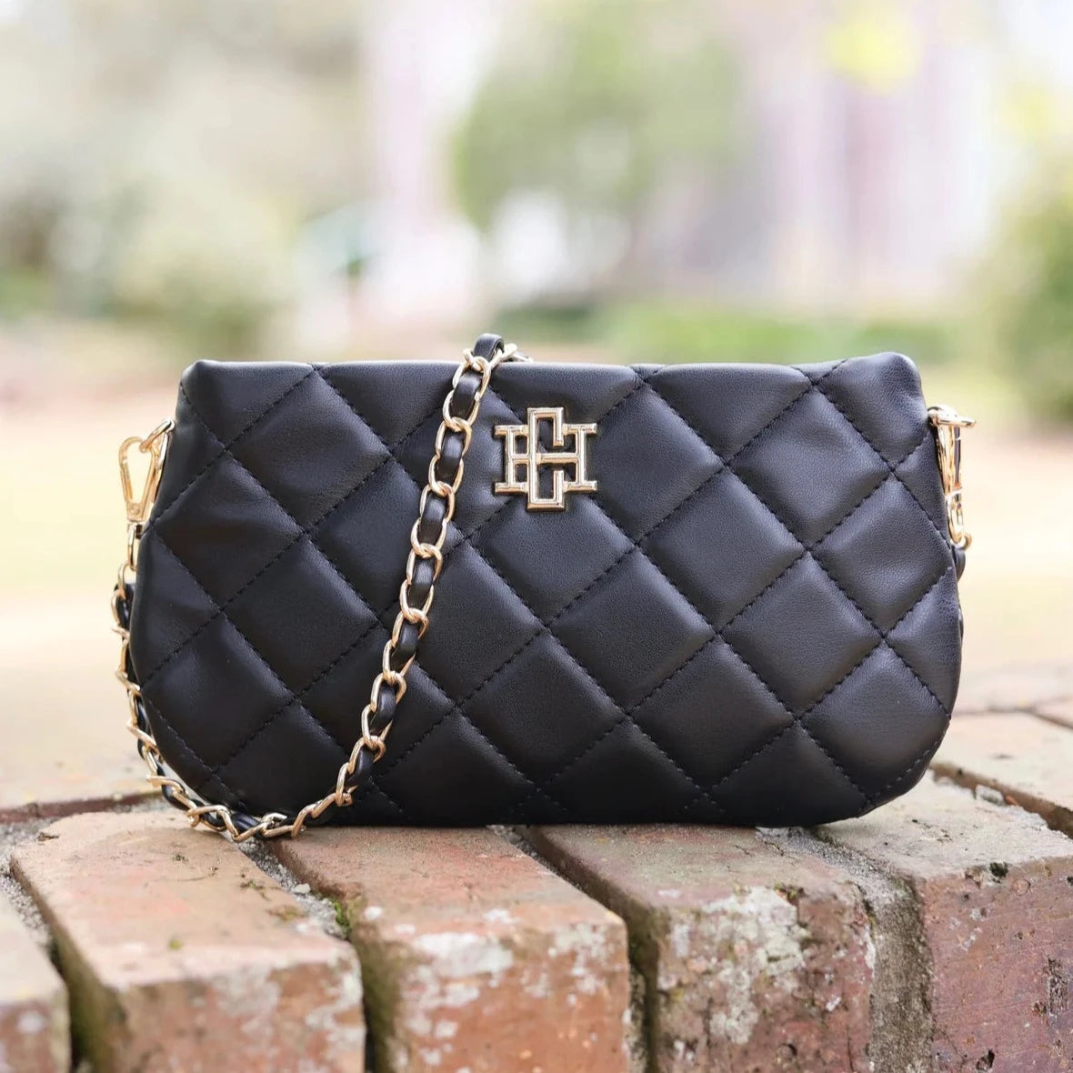 Livi Quilted Crossbody - Black-Crossbody-Caroline Hill-LouisGeorge Boutique, Women’s Fashion Boutique Located in Trussville, Alabama