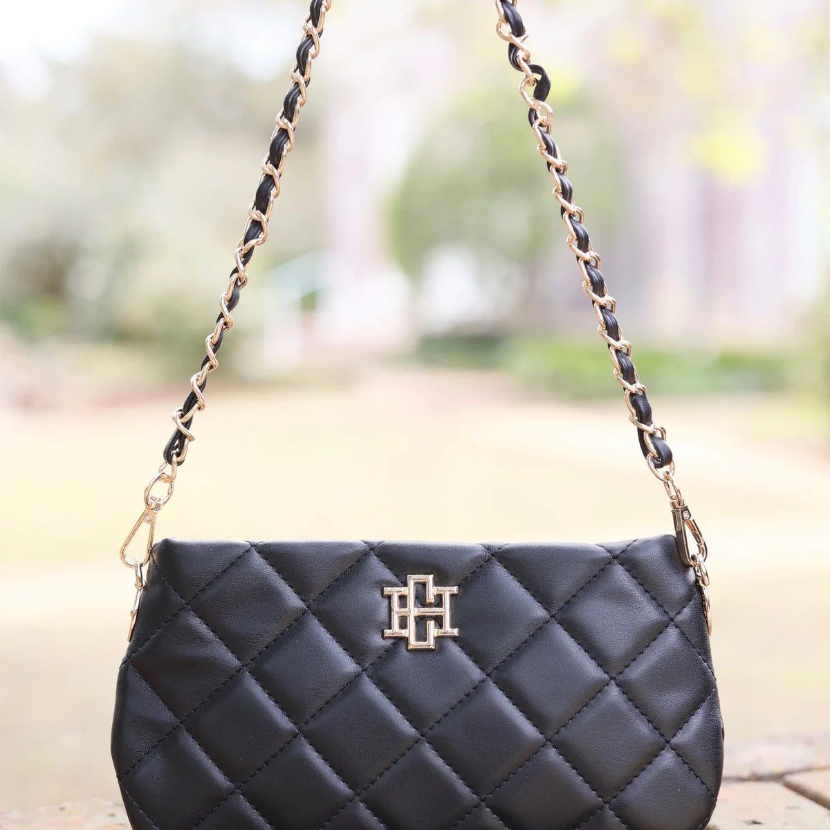 Livi Quilted Crossbody - Black-Crossbody-Caroline Hill-LouisGeorge Boutique, Women’s Fashion Boutique Located in Trussville, Alabama