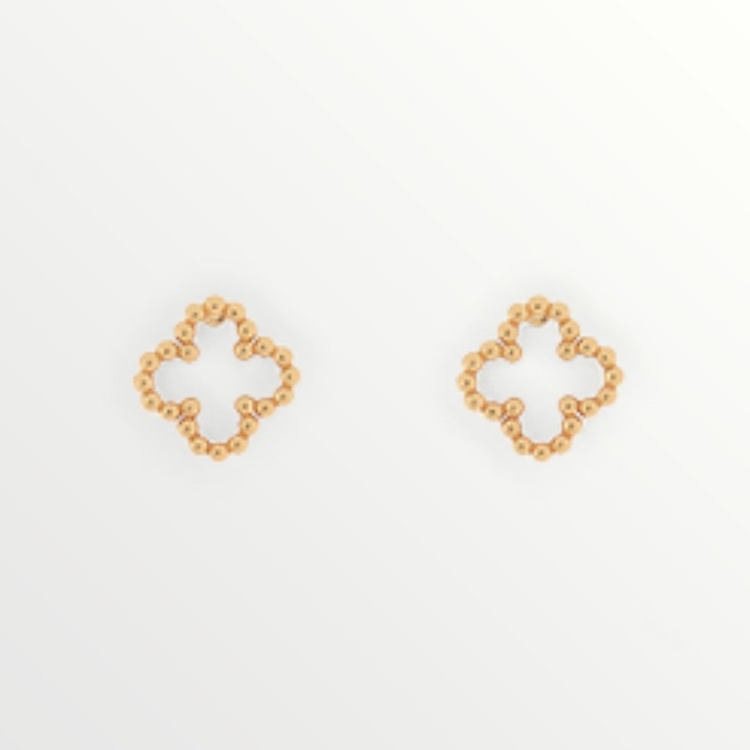 Petite Gold Clover Studs-Earrings-Caroline Hill-LouisGeorge Boutique, Women’s Fashion Boutique Located in Trussville, Alabama