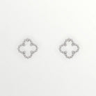 Petite Silver Clover Studs-Earrings-Caroline Hill-LouisGeorge Boutique, Women’s Fashion Boutique Located in Trussville, Alabama
