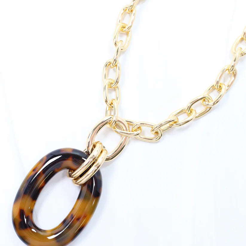 Theodora Pendant Necklace Gold-Necklaces-Caroline Hill-LouisGeorge Boutique, Women’s Fashion Boutique Located in Trussville, Alabama