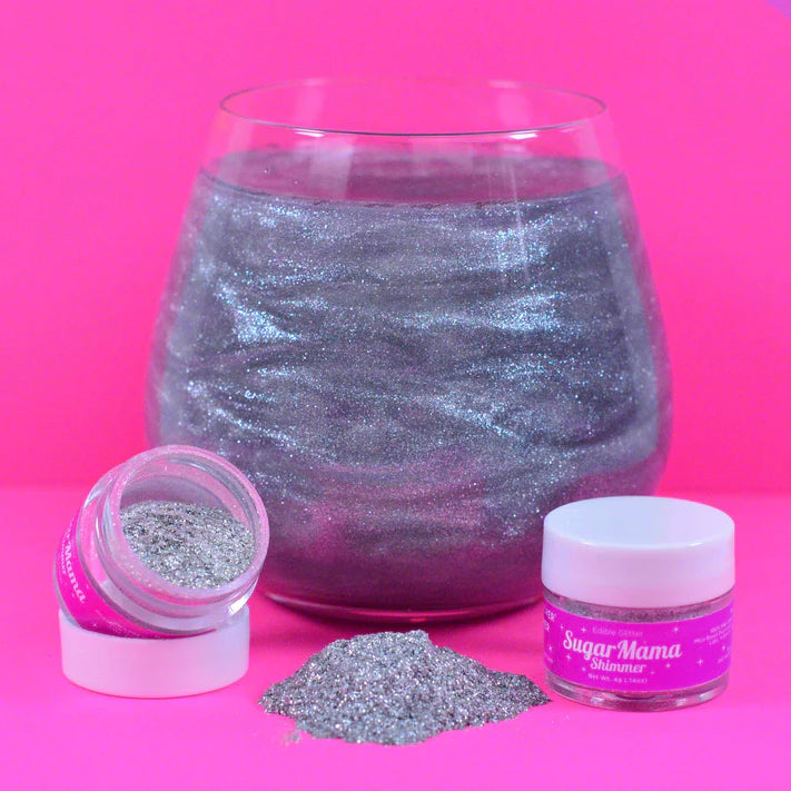 Sandalita Silver Shimmer Glitter-Edible Glitter-Sugar Mama Shimmer-LouisGeorge Boutique, Women’s Fashion Boutique Located in Trussville, Alabama