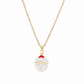 Santa Charm Necklace-Necklace-LouisGeorge Boutique-LouisGeorge Boutique, Women’s Fashion Boutique Located in Trussville, Alabama