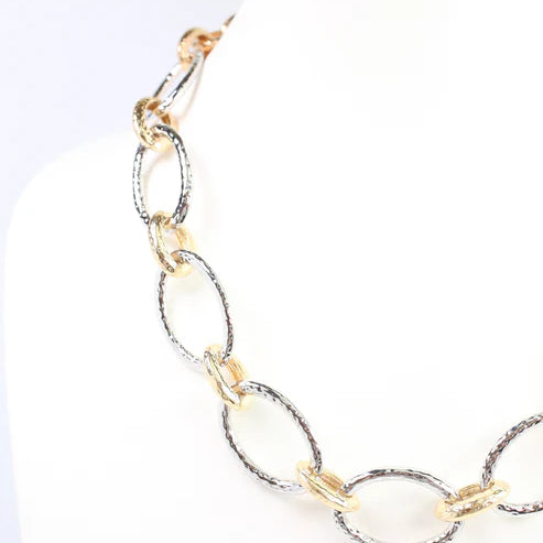 Lucinda Link Necklace Gold-Silver-Necklaces-Caroline Hill-LouisGeorge Boutique, Women’s Fashion Boutique Located in Trussville, Alabama