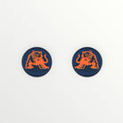 Orange & Navy Tiger Football Studs-Earrings-LouisGeorge Boutique-LouisGeorge Boutique, Women’s Fashion Boutique Located in Trussville, Alabama