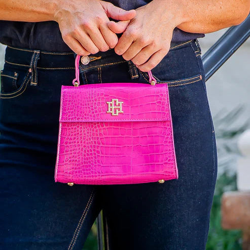 Vivienne Handbag Hot Pink EC-Crossbody-Caroline Hill-LouisGeorge Boutique, Women’s Fashion Boutique Located in Trussville, Alabama