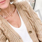 Water Resistant Custom Double Layered Initial Necklace-Necklaces-The Sis Kiss©-LouisGeorge Boutique, Women’s Fashion Boutique Located in Trussville, Alabama