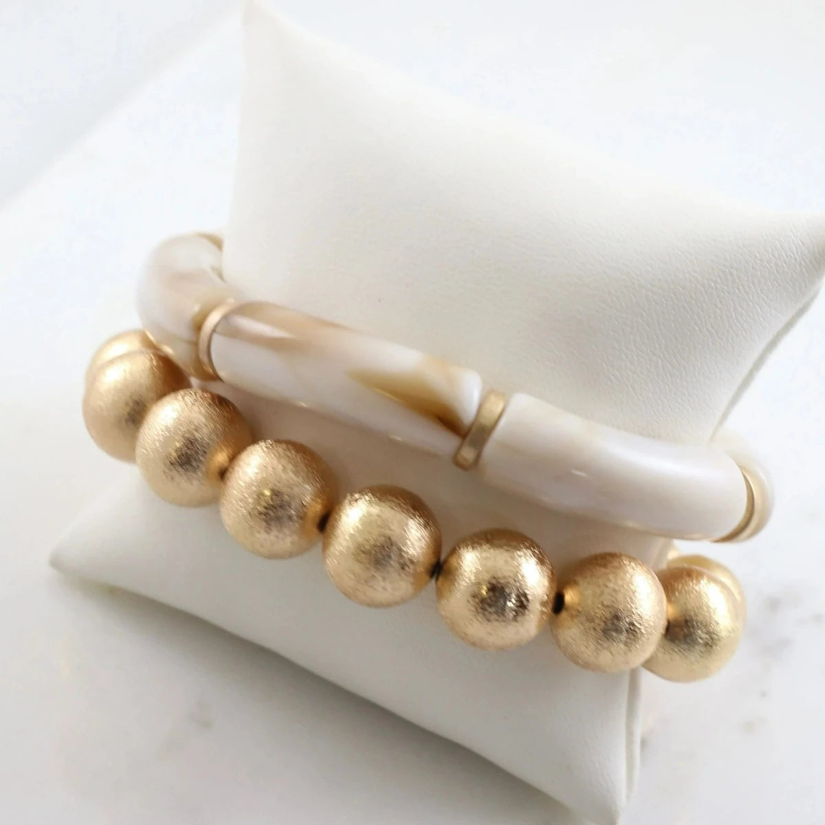 Muhlissa Bracelet Set Natural-Bracelets-Caroline Hill-LouisGeorge Boutique, Women’s Fashion Boutique Located in Trussville, Alabama